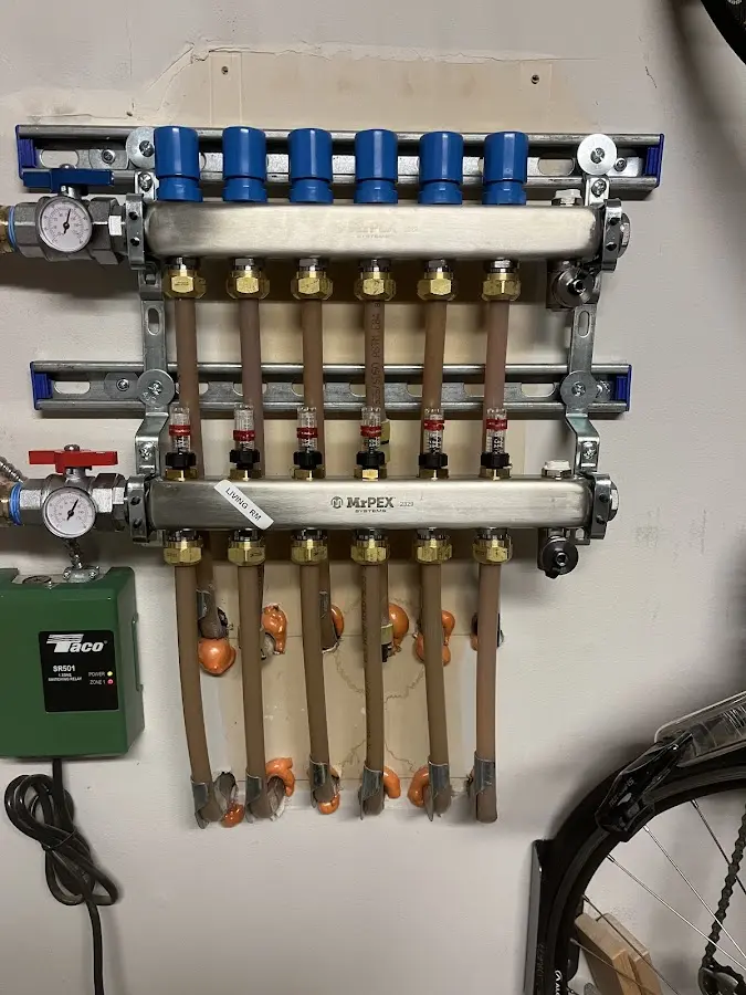 Plumber performing Gas Line Installation at a residential property in Hallandale Beach